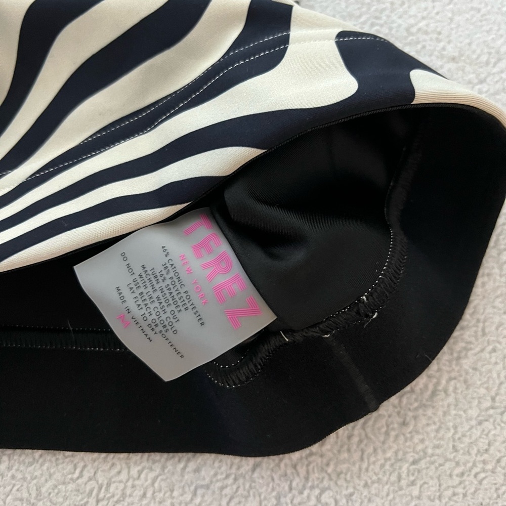 Terez Black and White Wave Duoknit Bra - Picture 6 of 6